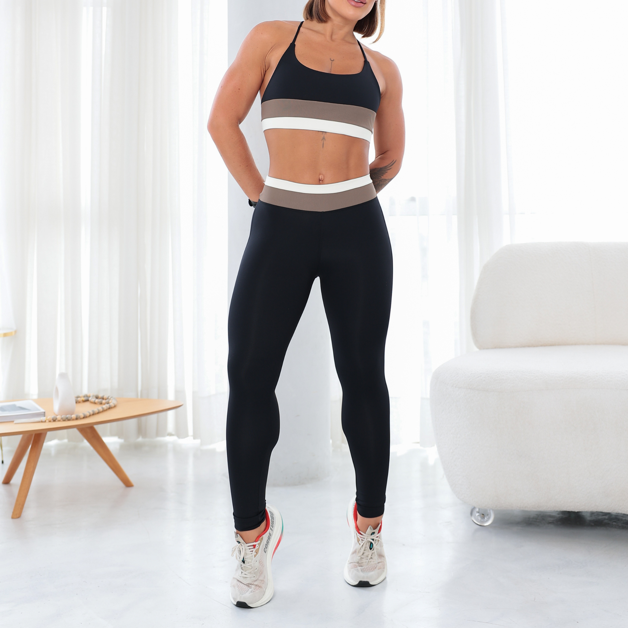 Conjunto Legging Triforce Navy