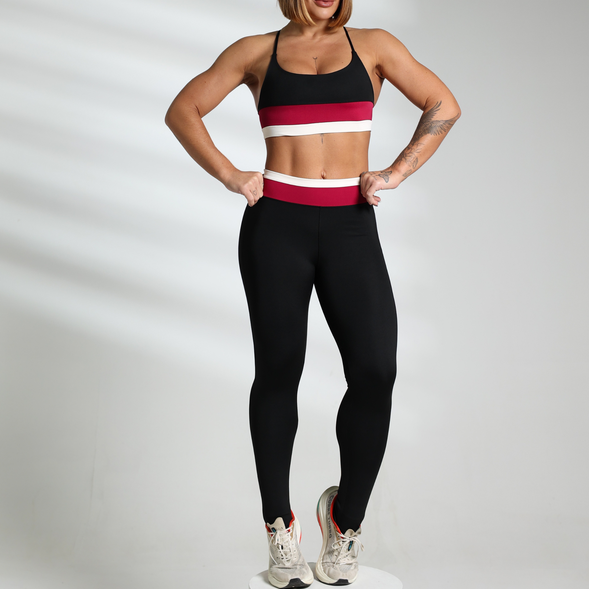 Conjunto Legging Triforce Navy