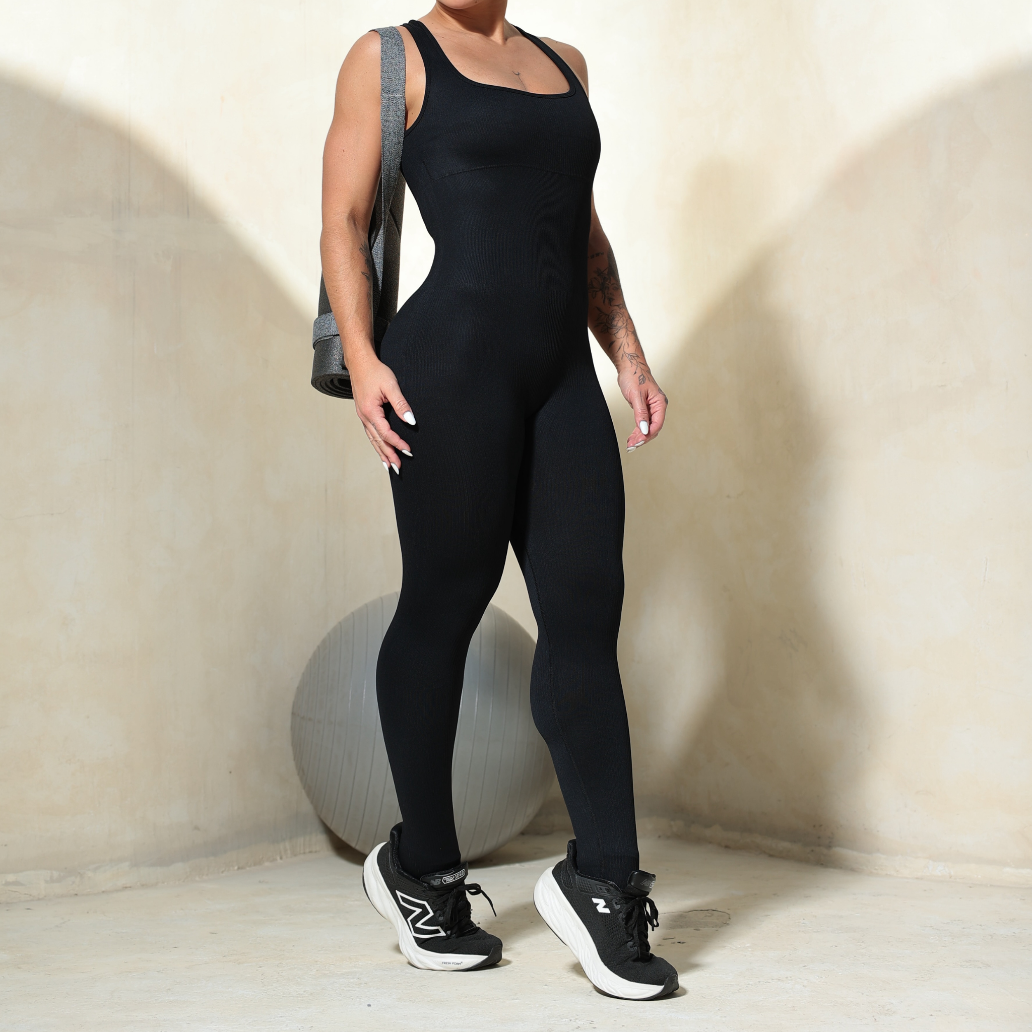 Macacão Power Fit Canelado