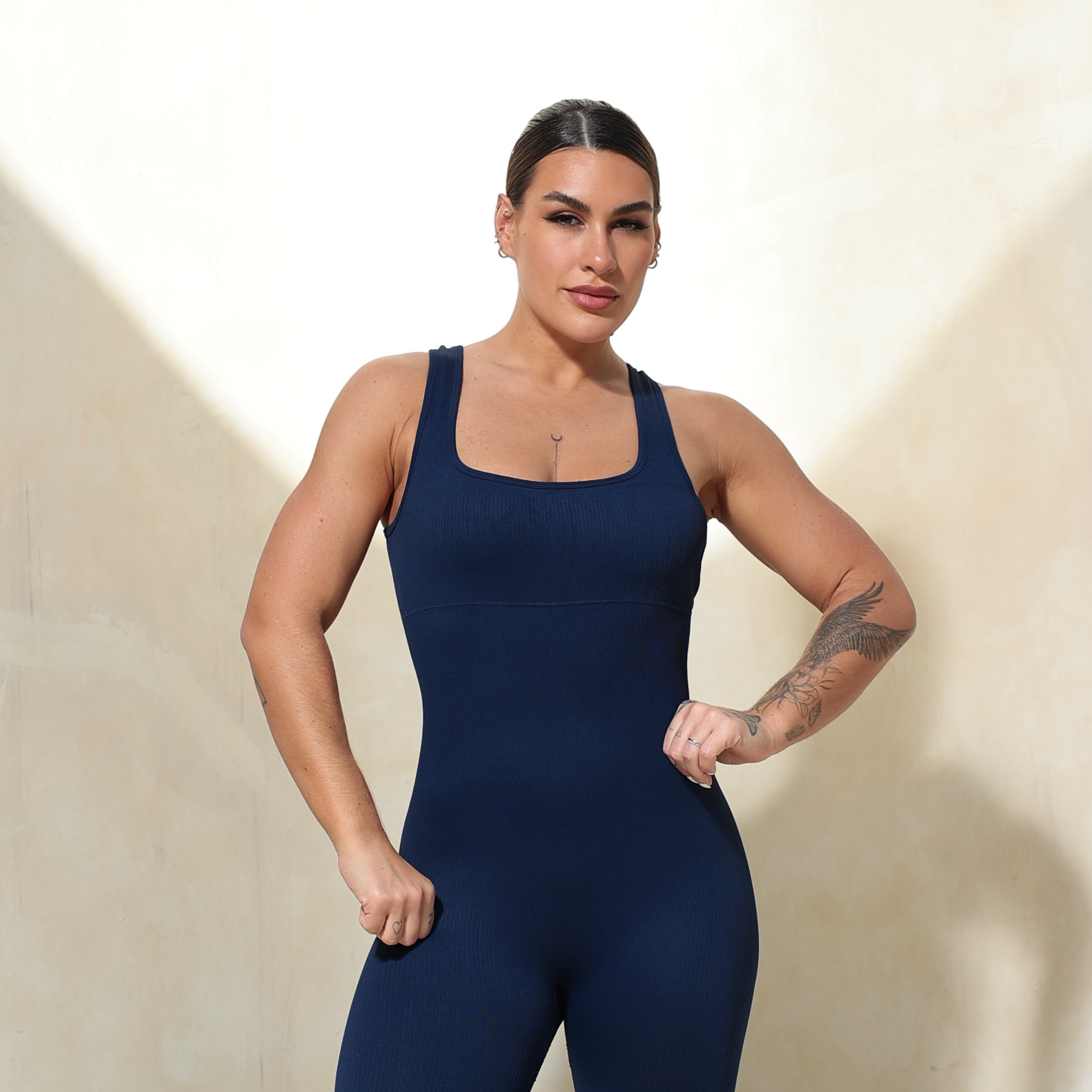 Macacão Power Fit Canelado
