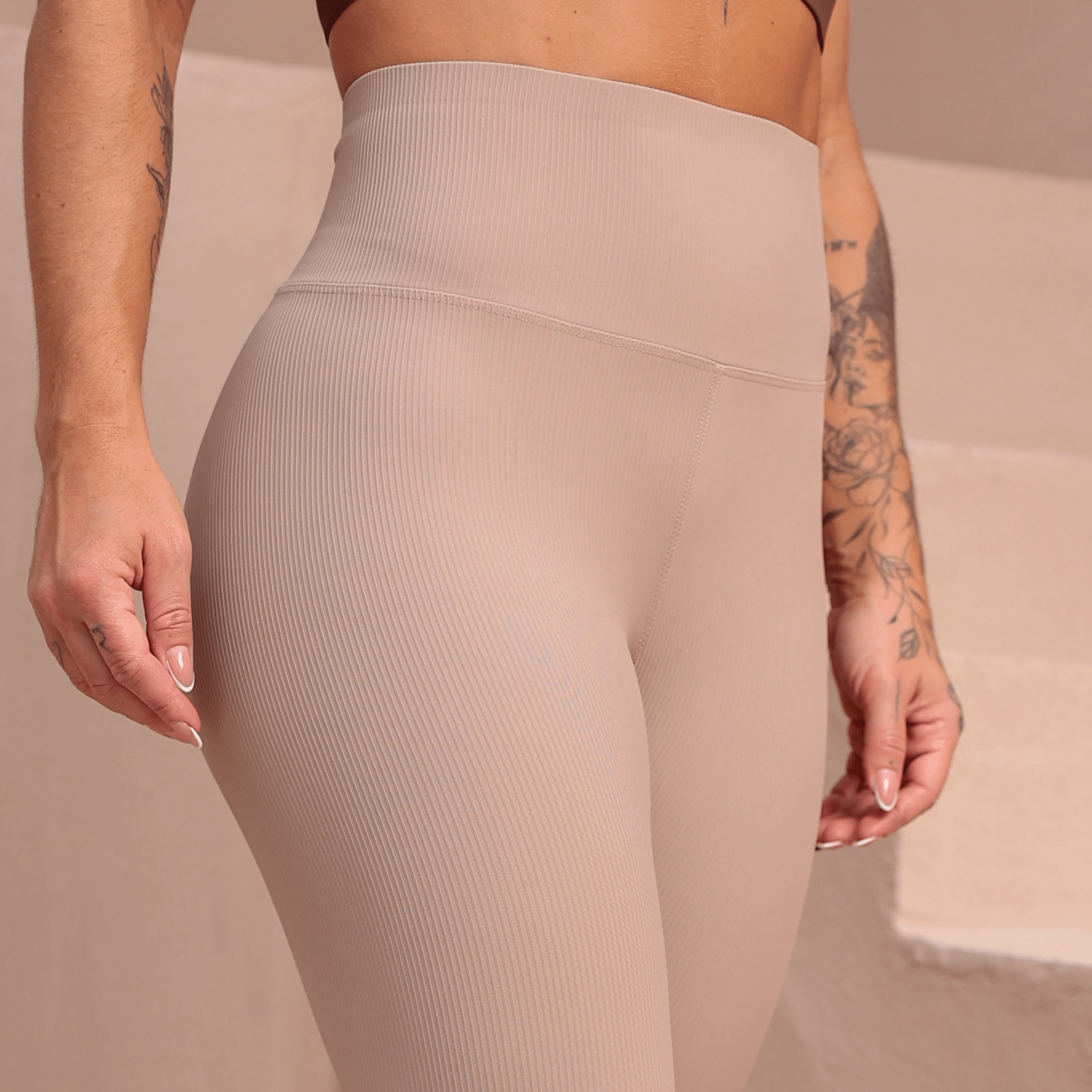 Calça Legging S/Bolso Canelada - Miss Blessed Modas