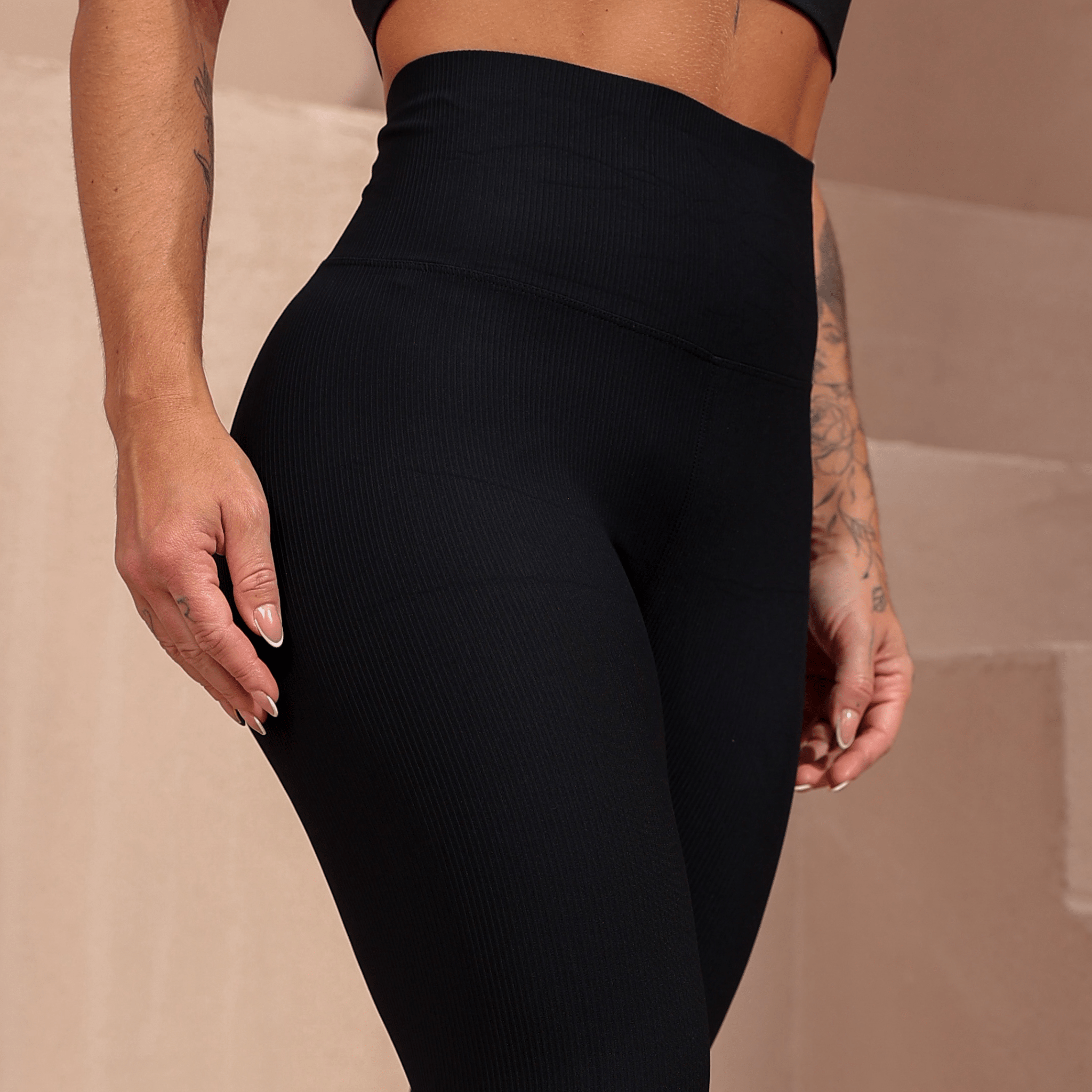 Calça Legging S/Bolso Canelada - Miss Blessed Modas