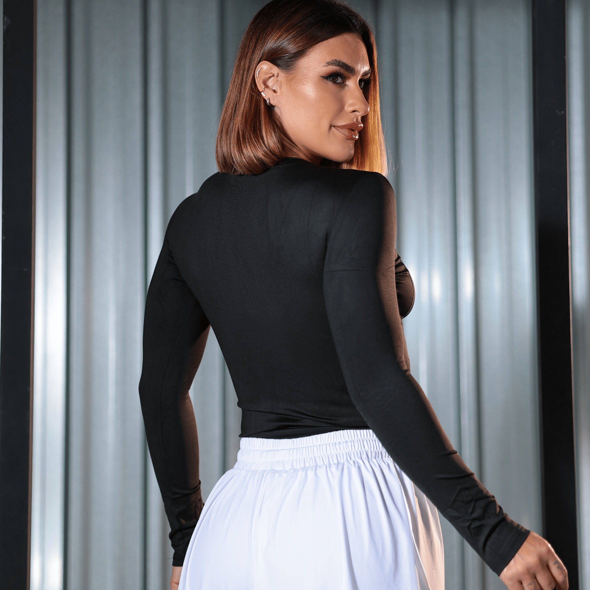 Camiseta Manga Longa Performance Basic - Miss Blessed Modas
