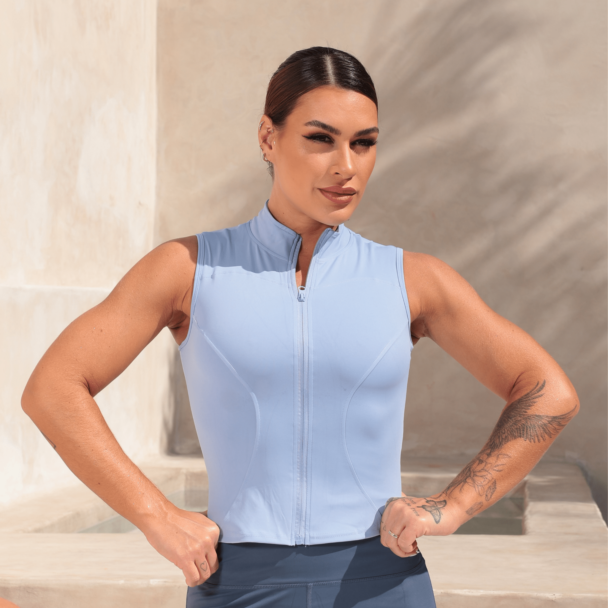 Camiseta VeloSleeve VORTEX™ - Miss Blessed Modas