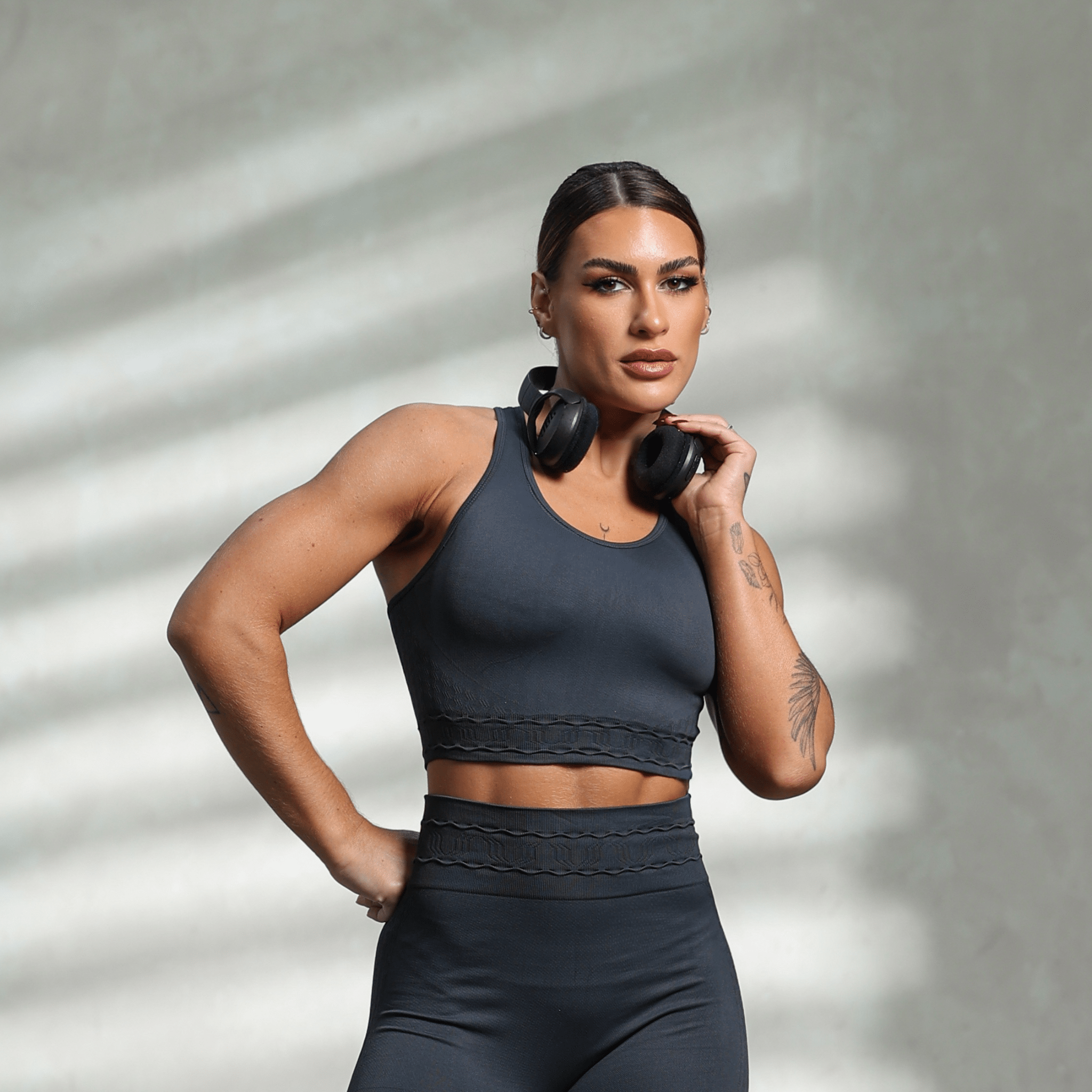 Conjunto Legging GlowFit Ribbed - Miss Blessed Modas