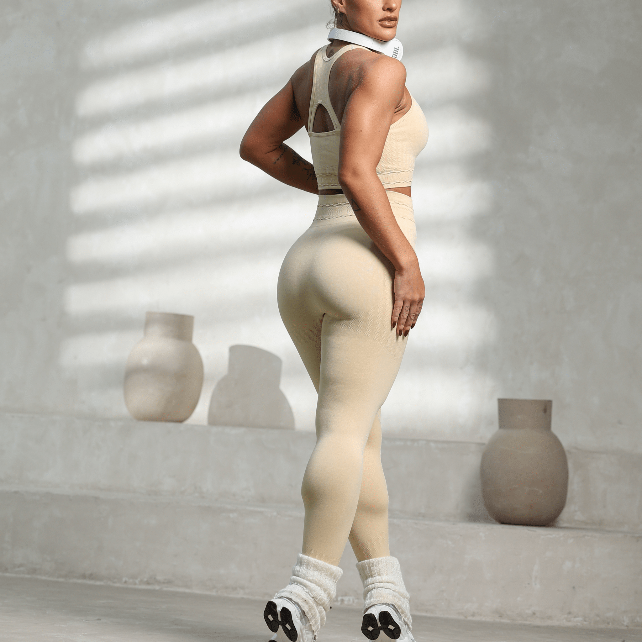 Conjunto Legging GlowFit Ribbed - Miss Blessed Modas