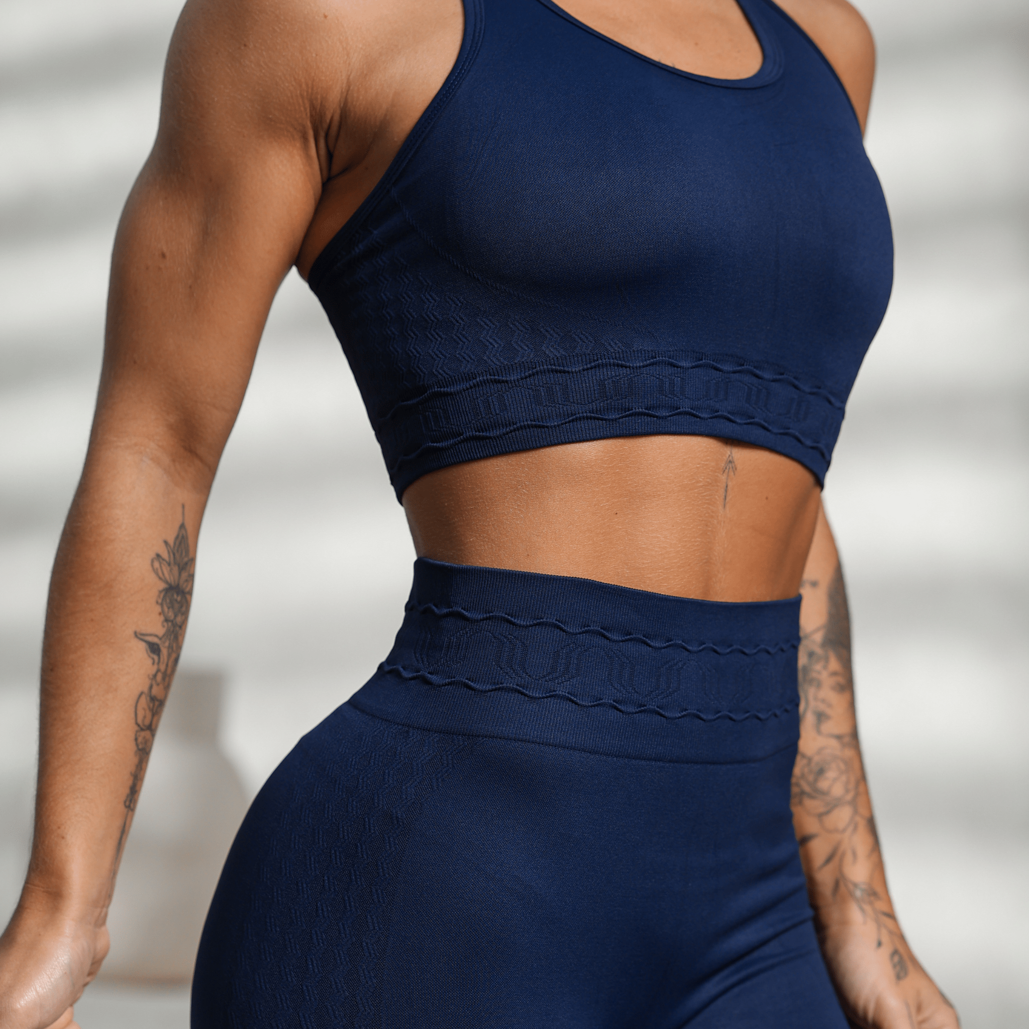 Conjunto Legging GlowFit Ribbed - Miss Blessed Modas