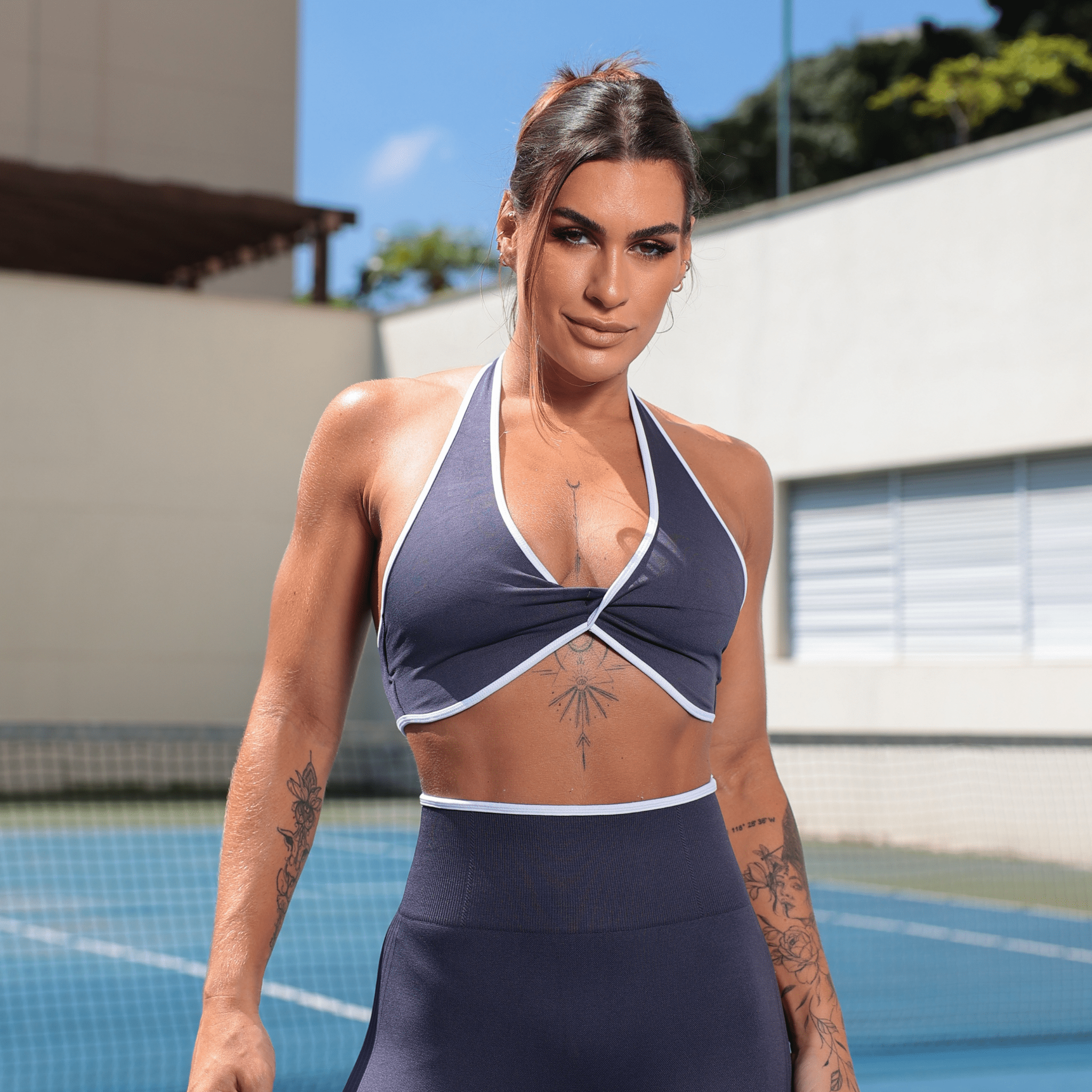 Conjunto Legging Reverse Cut Active - Miss Blessed Modas