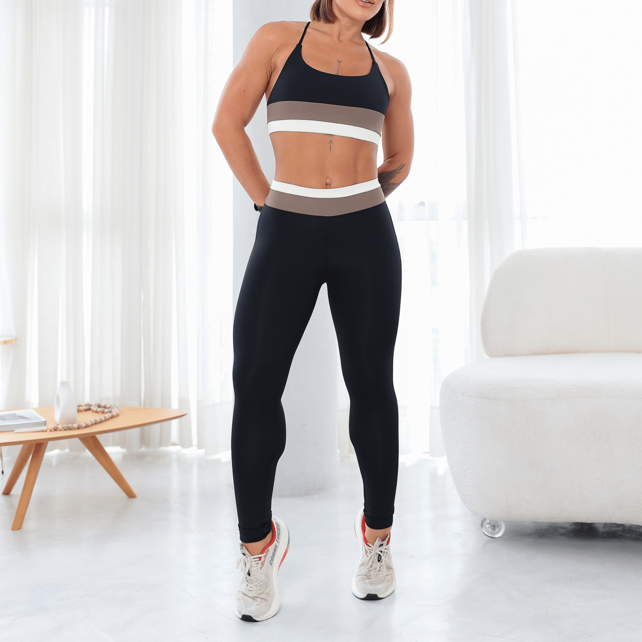 Conjunto Legging Triforce Navy - Miss Blessed Modas