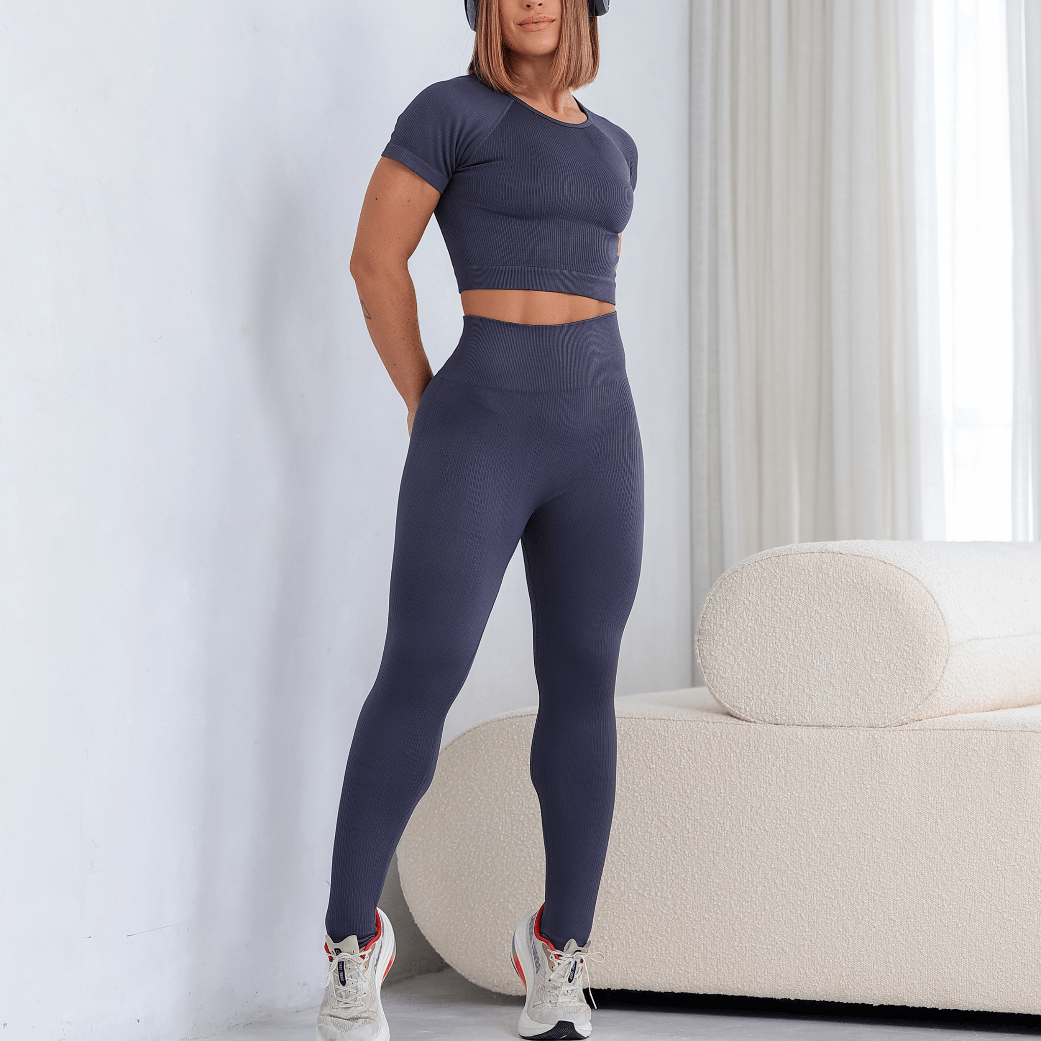 Conjunto Poer Fit Manguinha - Miss Blessed Modas