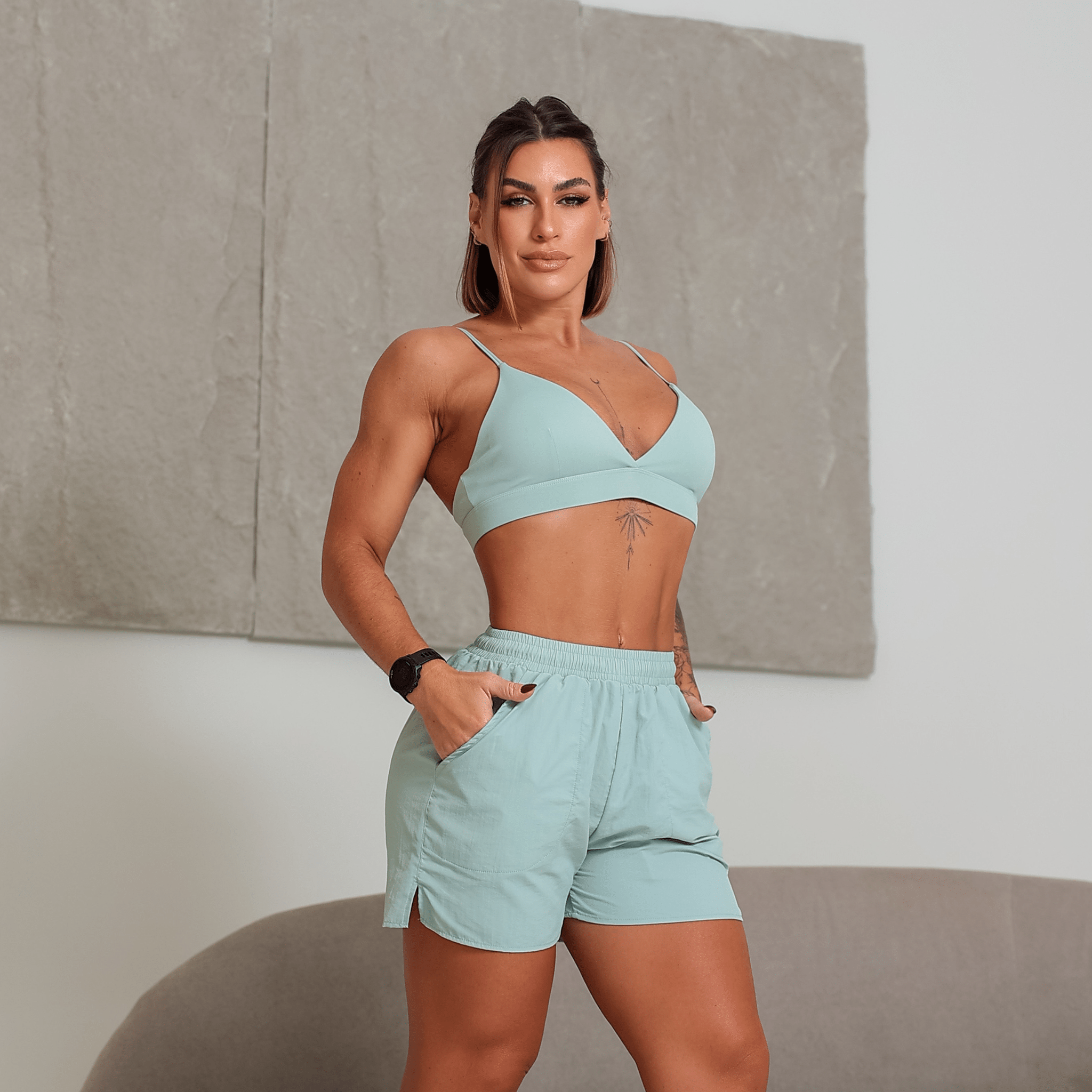 Conjunto Shorts Deep Fit Set - Miss Blessed Modas