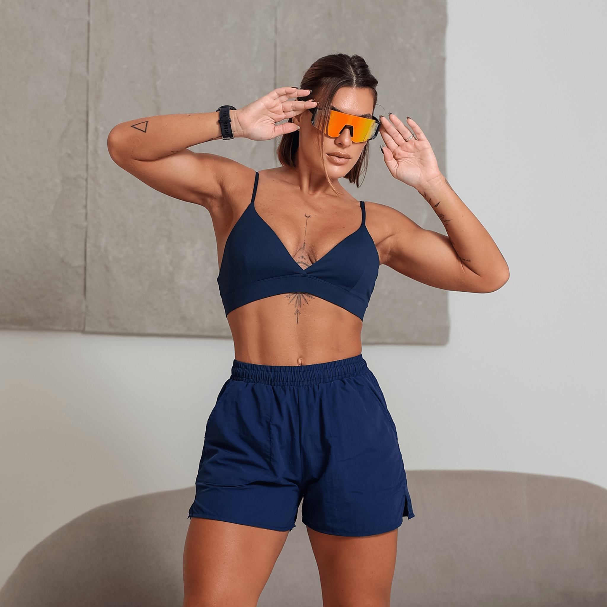 Conjunto Shorts Deep Fit Set - Miss Blessed Modas