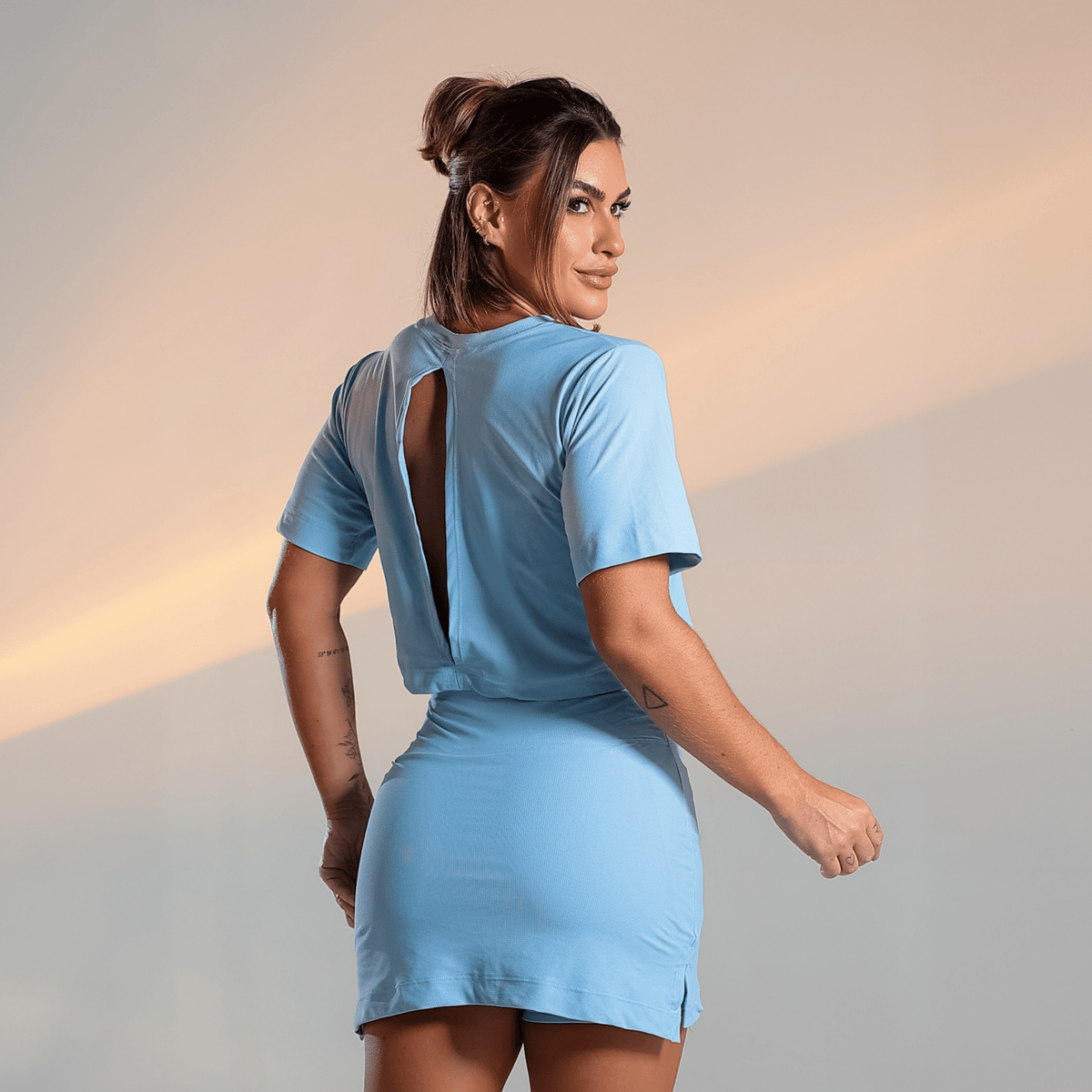 Conjunto Shorts Saia Go Active - Miss Blessed Modas