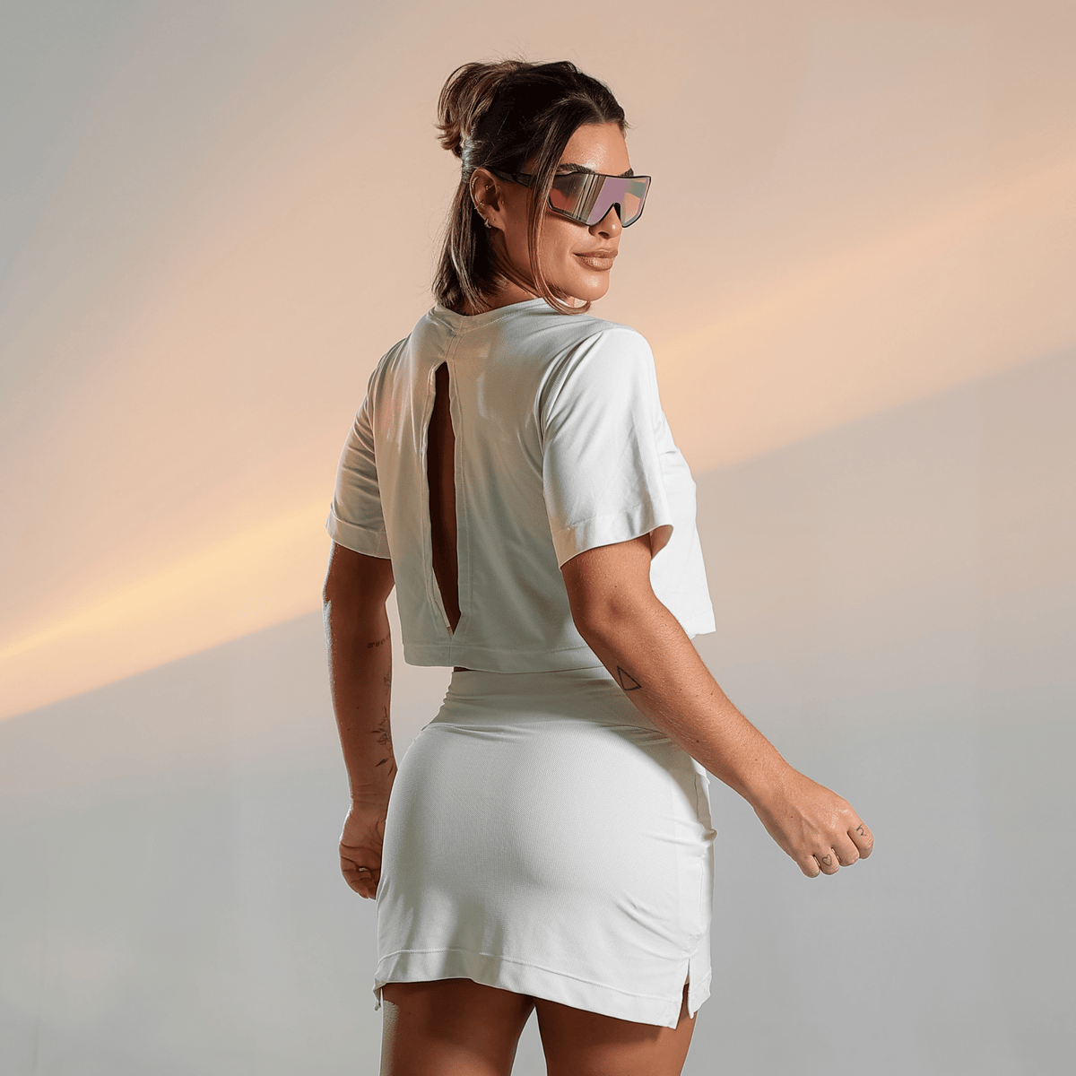 Conjunto Shorts Saia Go Active - Miss Blessed Modas