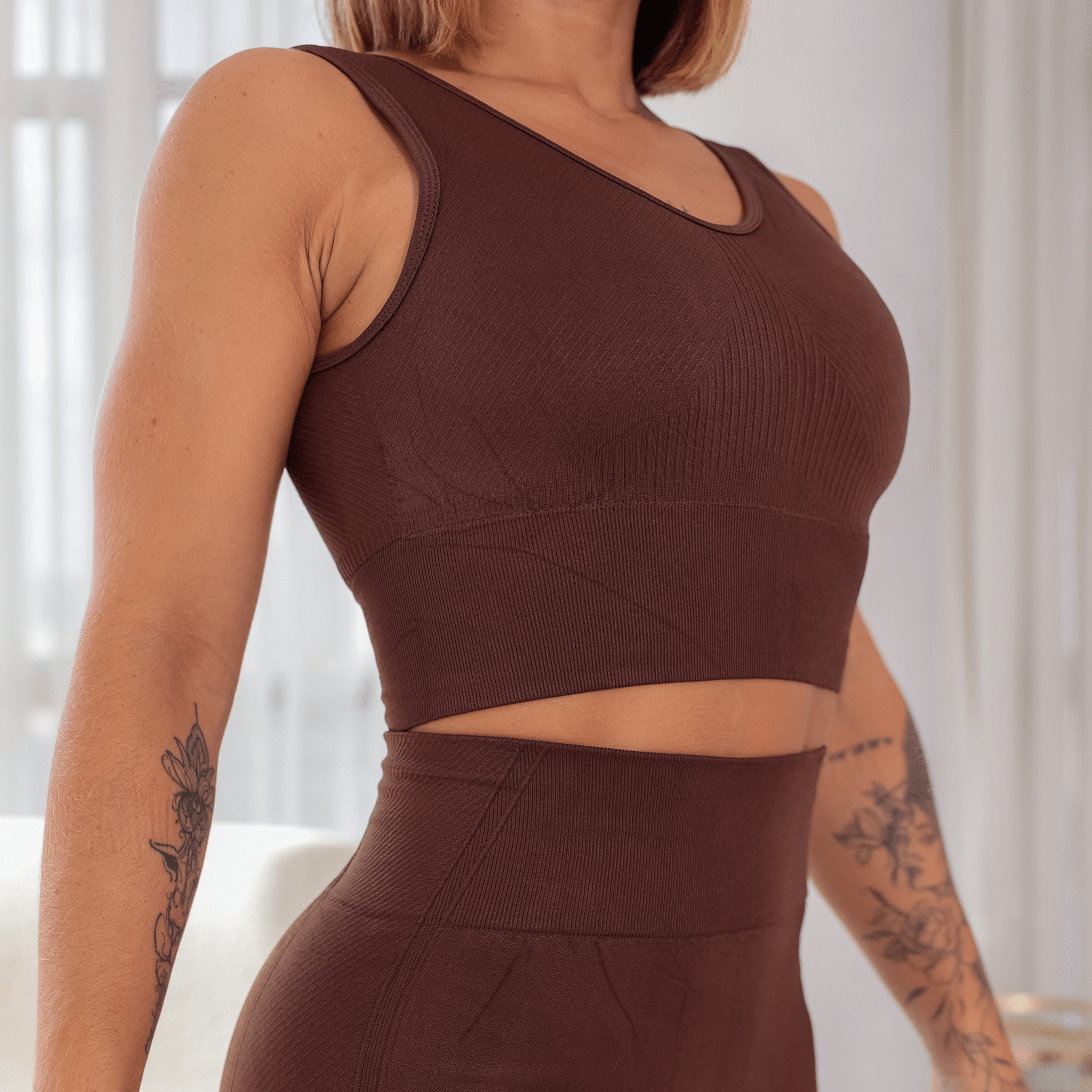 Conjunto Shorts Summer Flex Rib - Miss Blessed Modas