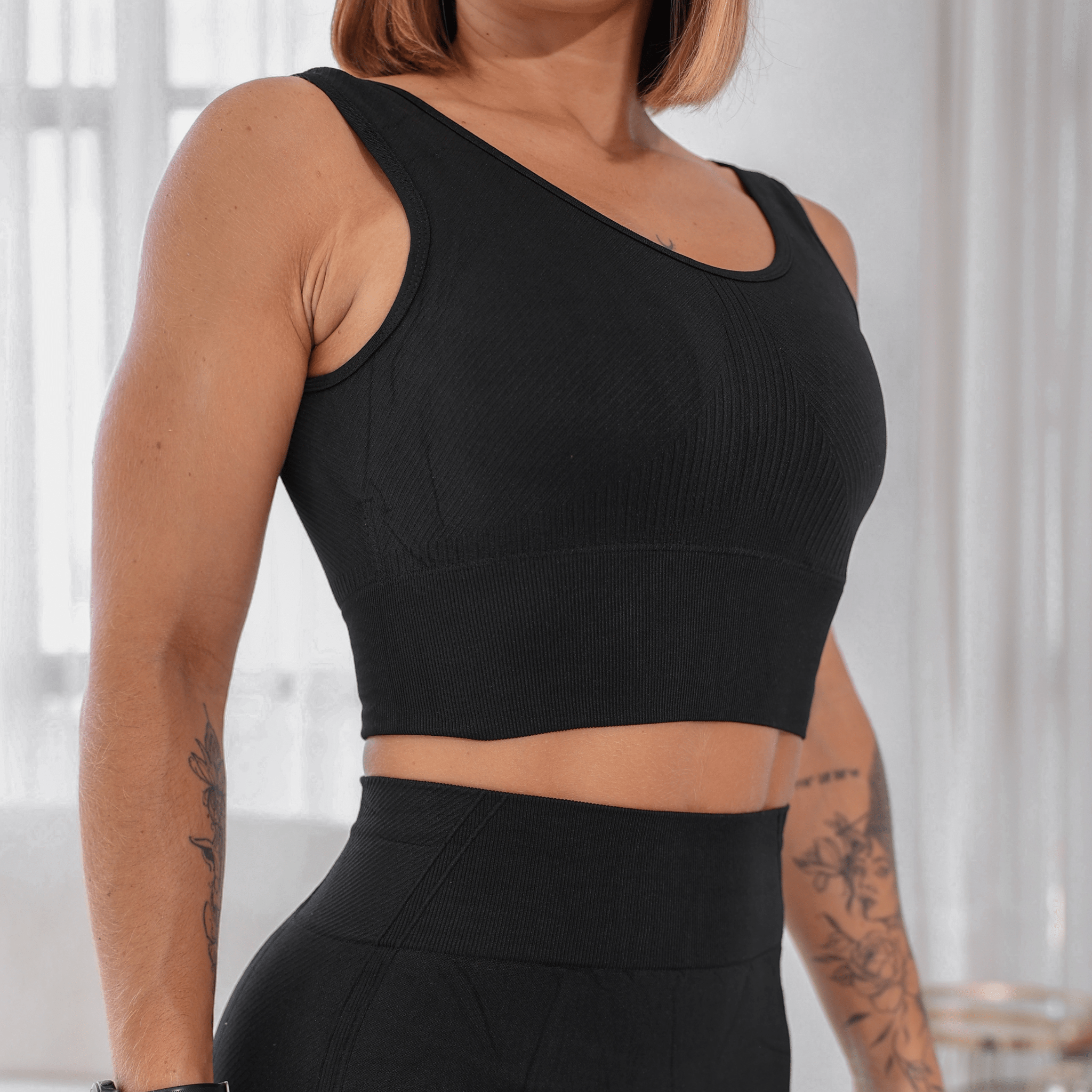 Conjunto Shorts Summer Flex Rib - Miss Blessed Modas
