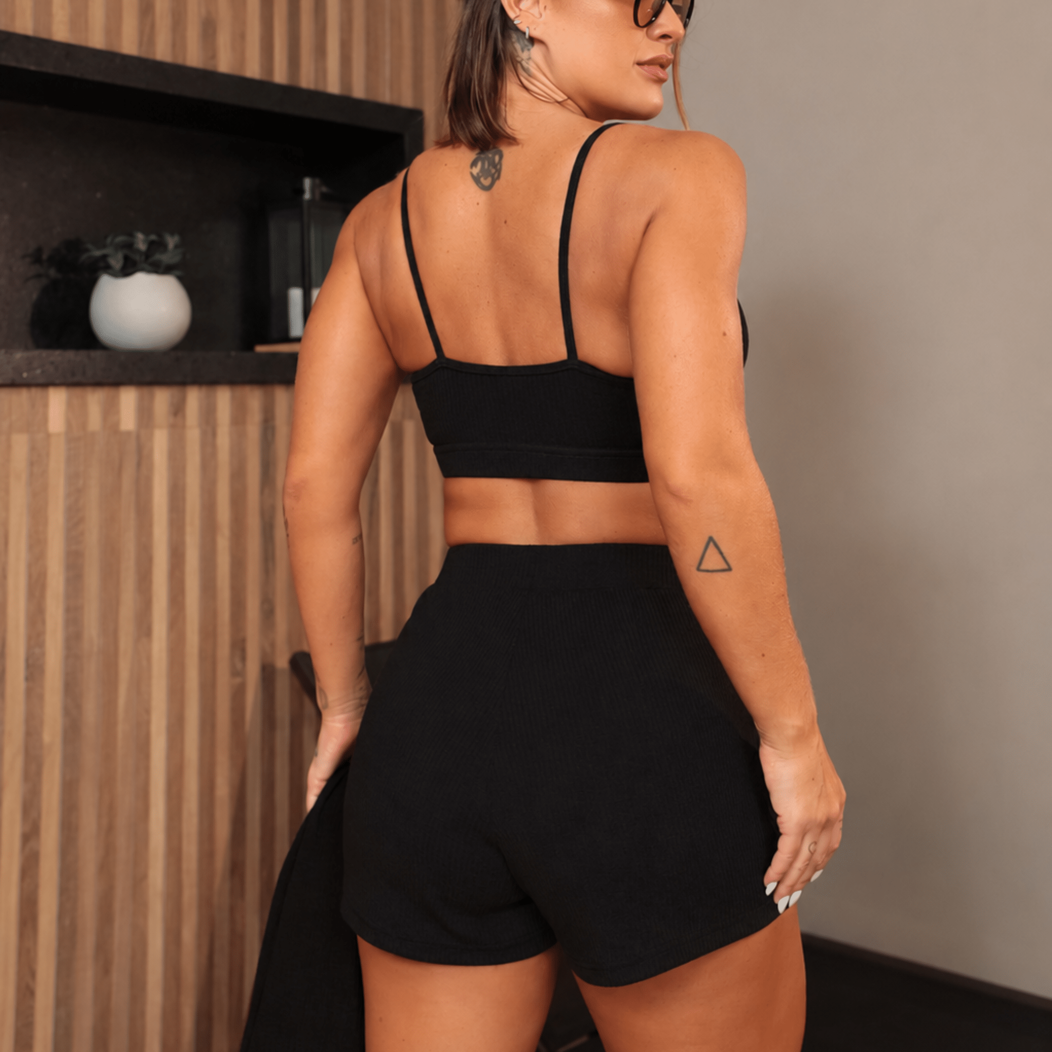 Conjunto Shorts Yoga Bliss - Miss Blessed Modas
