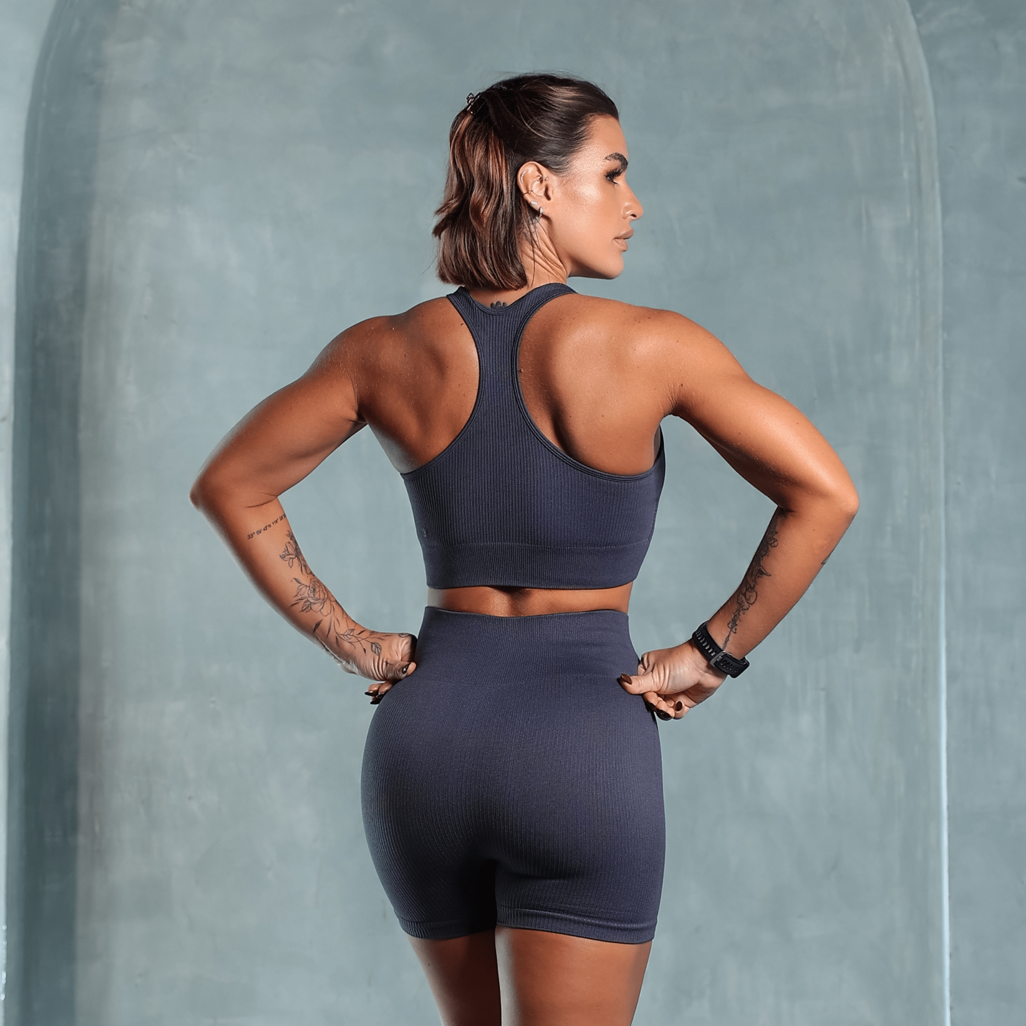 Conjunto Shorts Ziper - Miss Blessed Modas