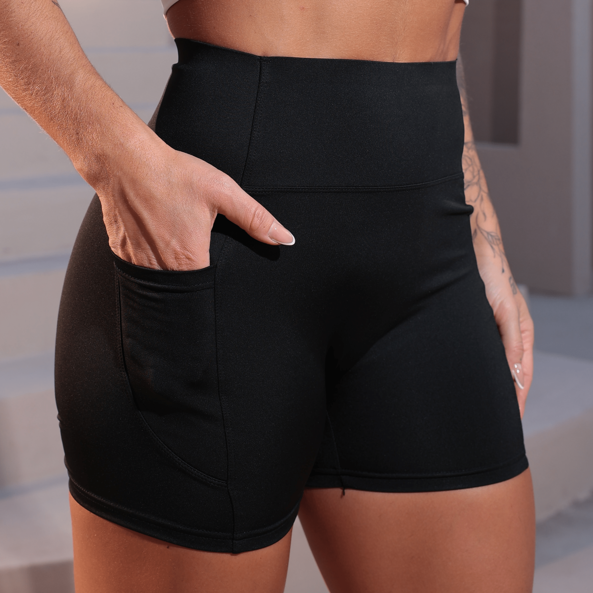 Essential Shorts Pocket - Miss Blessed Modas