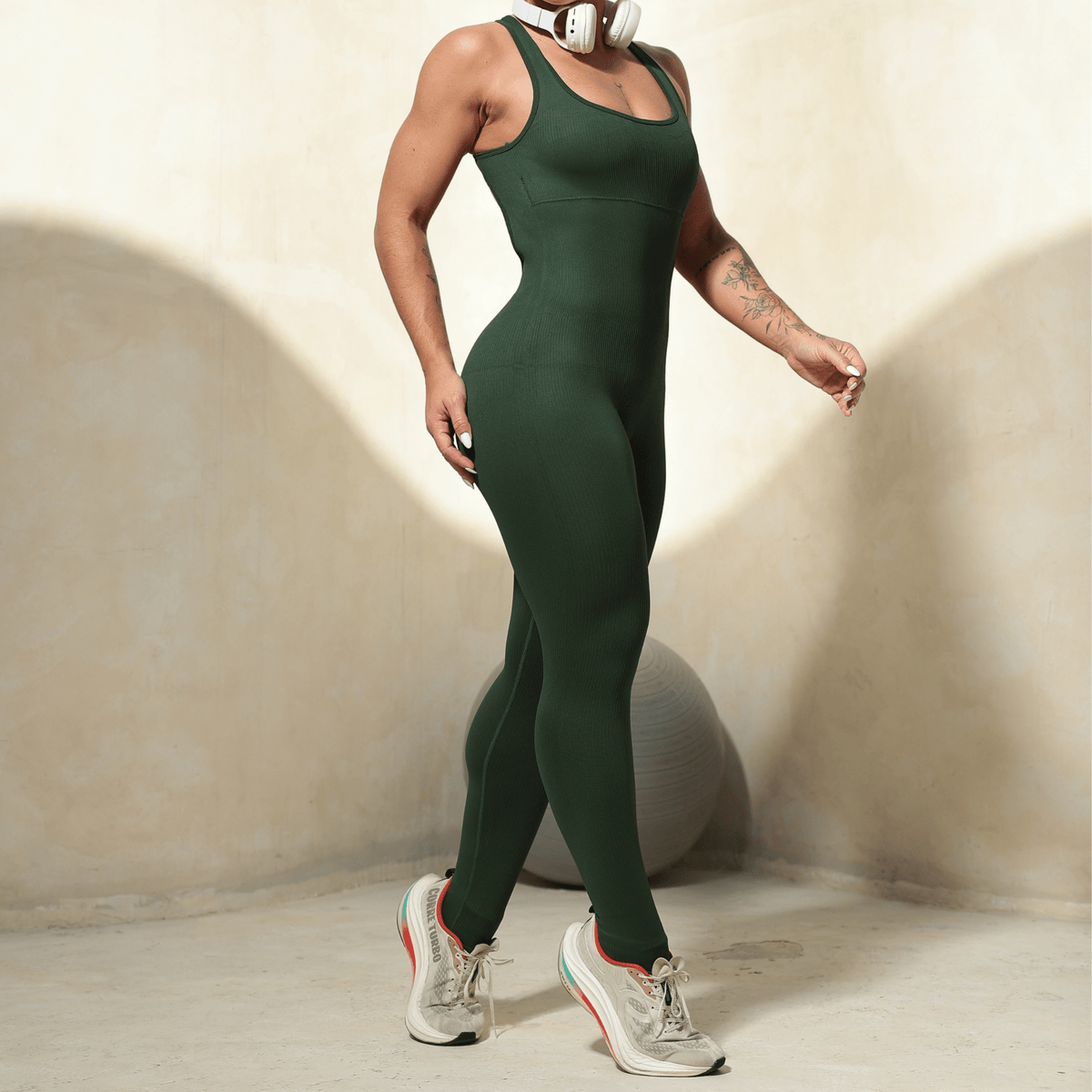Macacão Power Fit Canelado - Miss Blessed Modas
