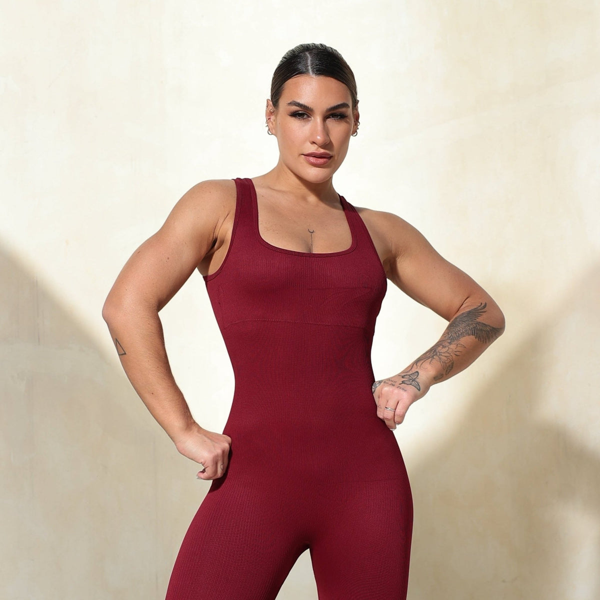 Macacão Power Fit Canelado - Miss Blessed Modas