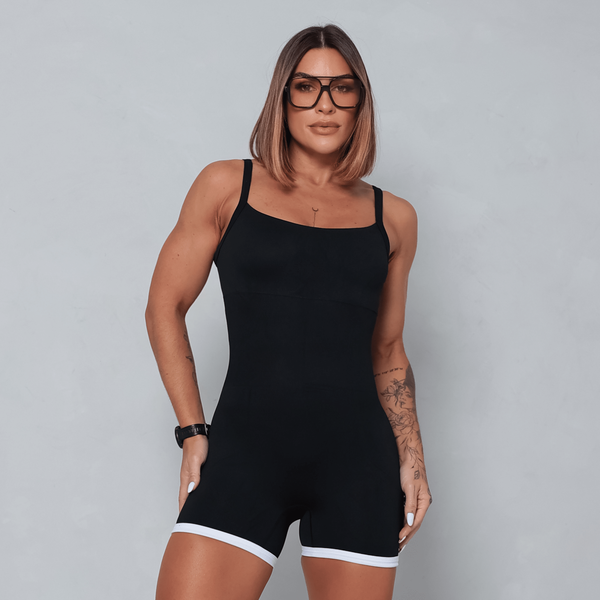 Macaquinho Cross Back - Miss Blessed Modas