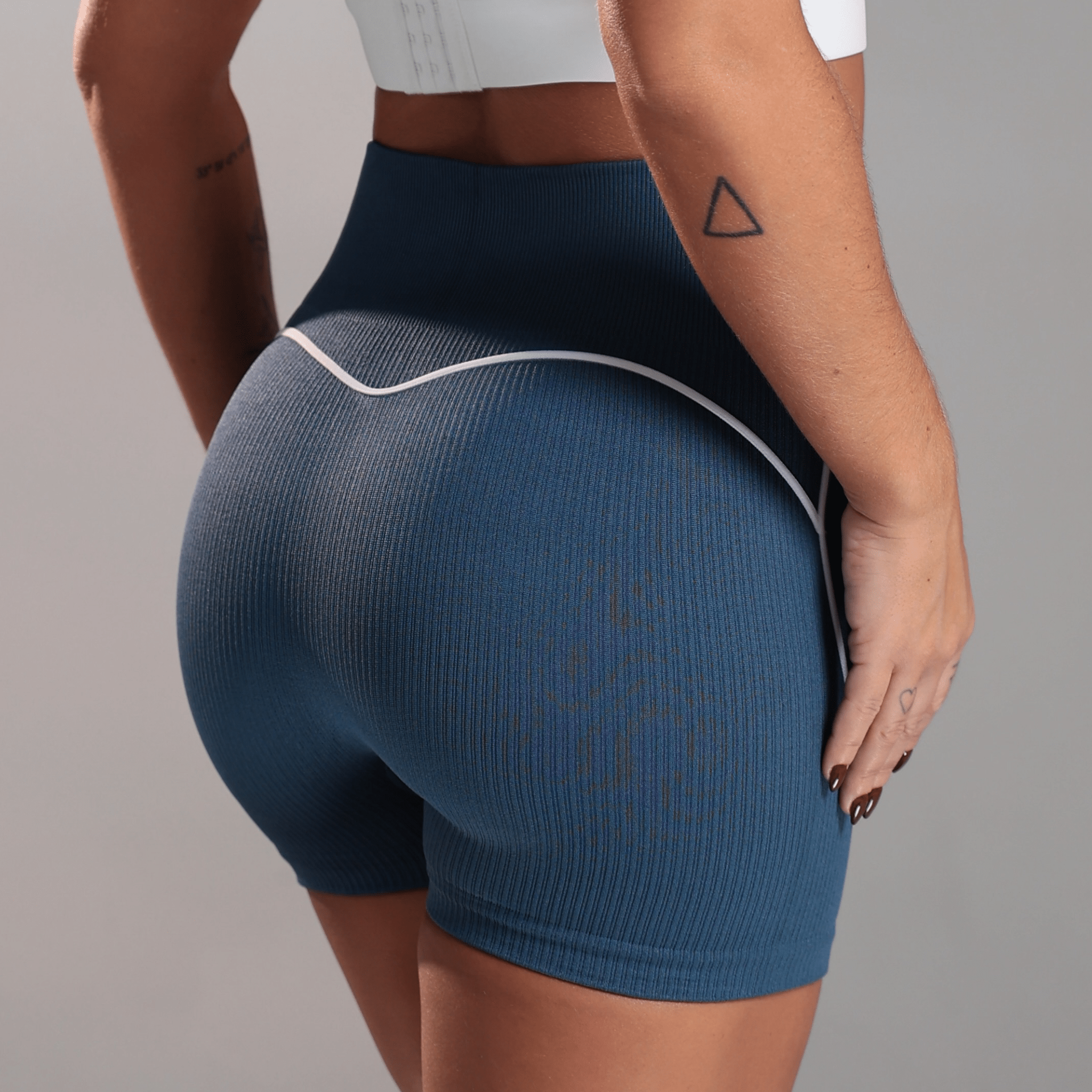 Shorts Contour Rib - Miss Blessed Modas