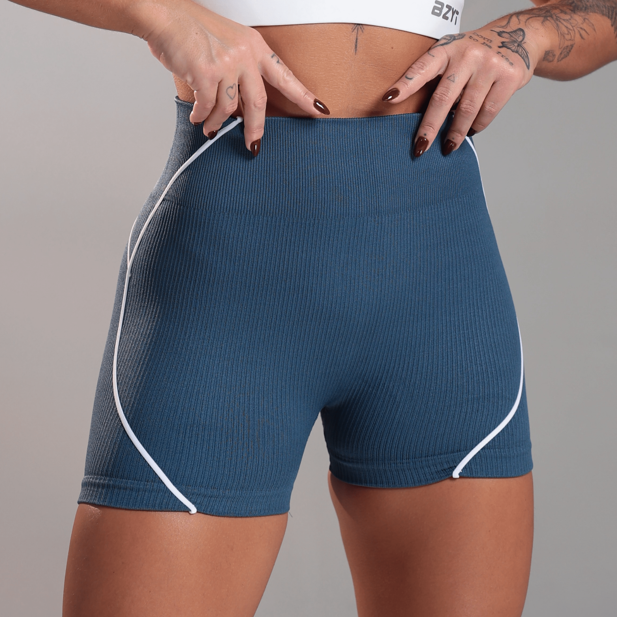 Shorts Contour Rib - Miss Blessed Modas