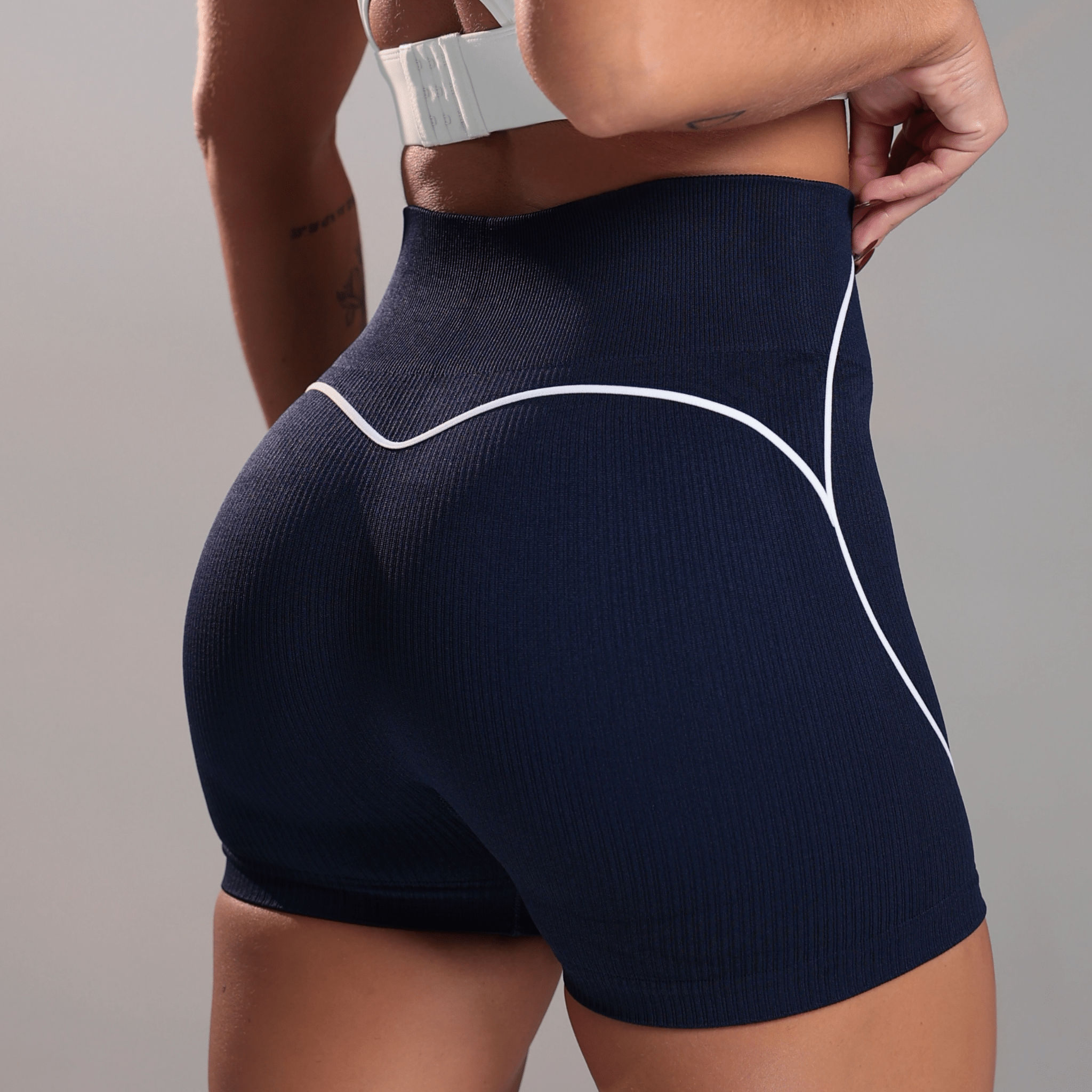 Shorts Contour Rib - Miss Blessed Modas