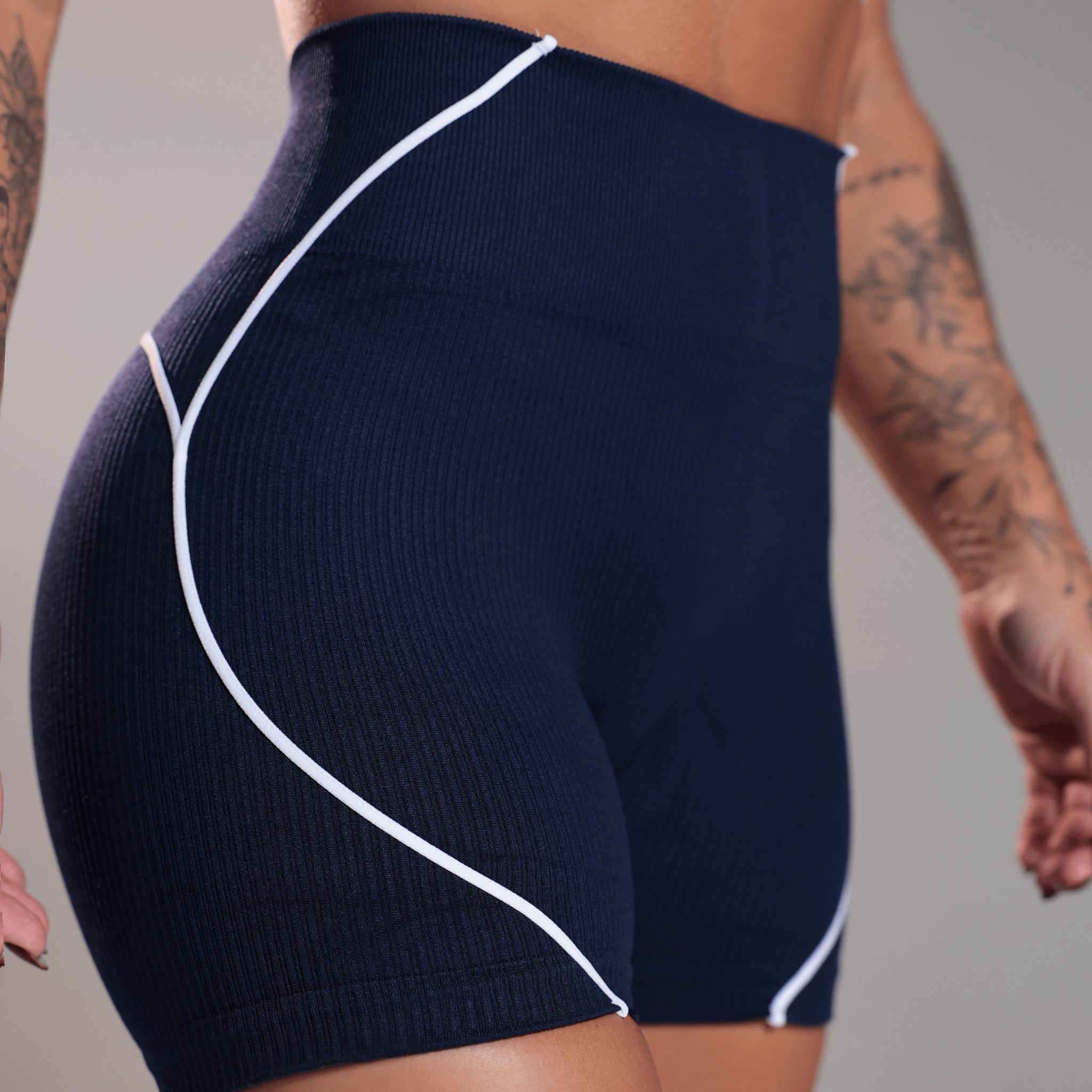 Shorts Contour Rib - Miss Blessed Modas