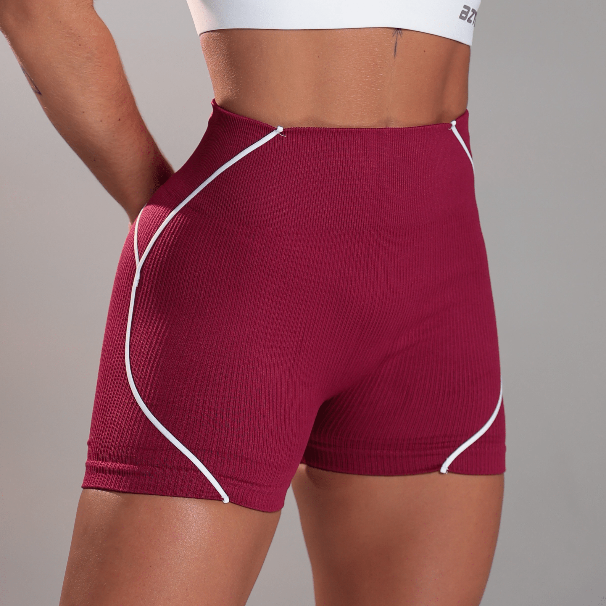 Shorts Contour Rib - Miss Blessed Modas