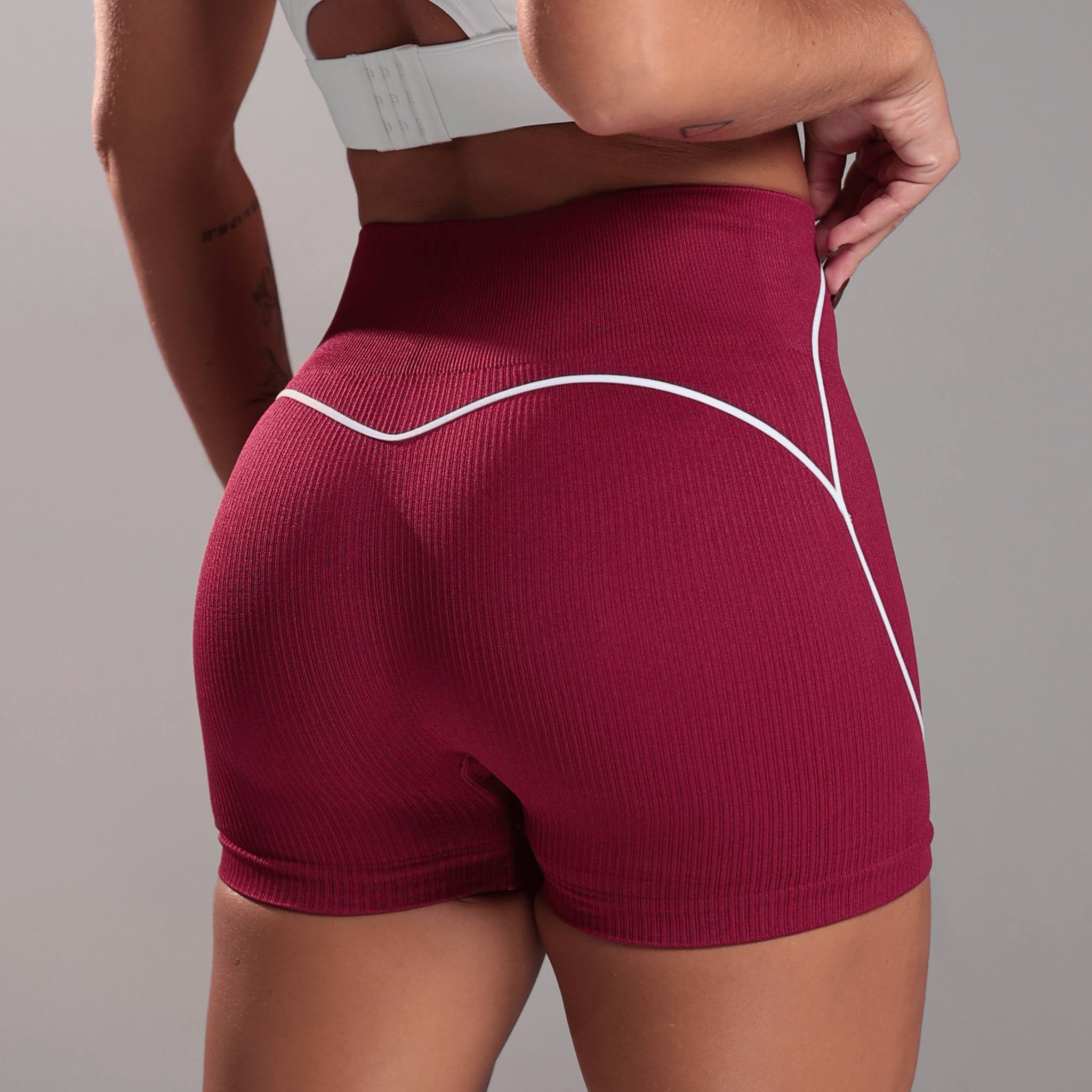 Shorts Contour Rib - Miss Blessed Modas