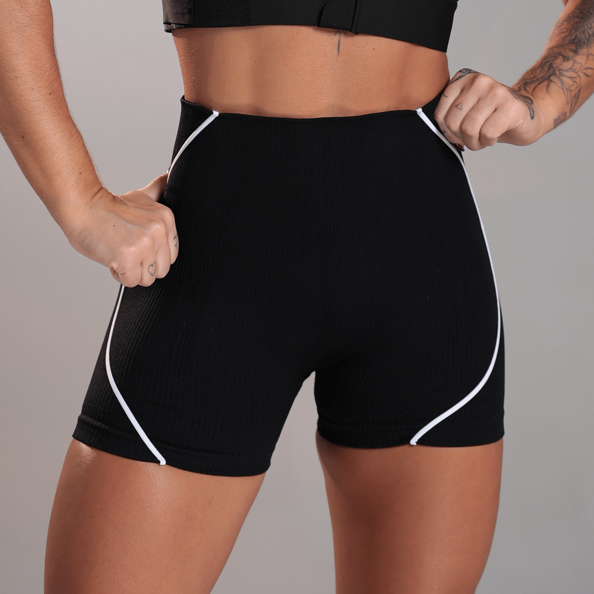 Shorts Contour Rib - Miss Blessed Modas