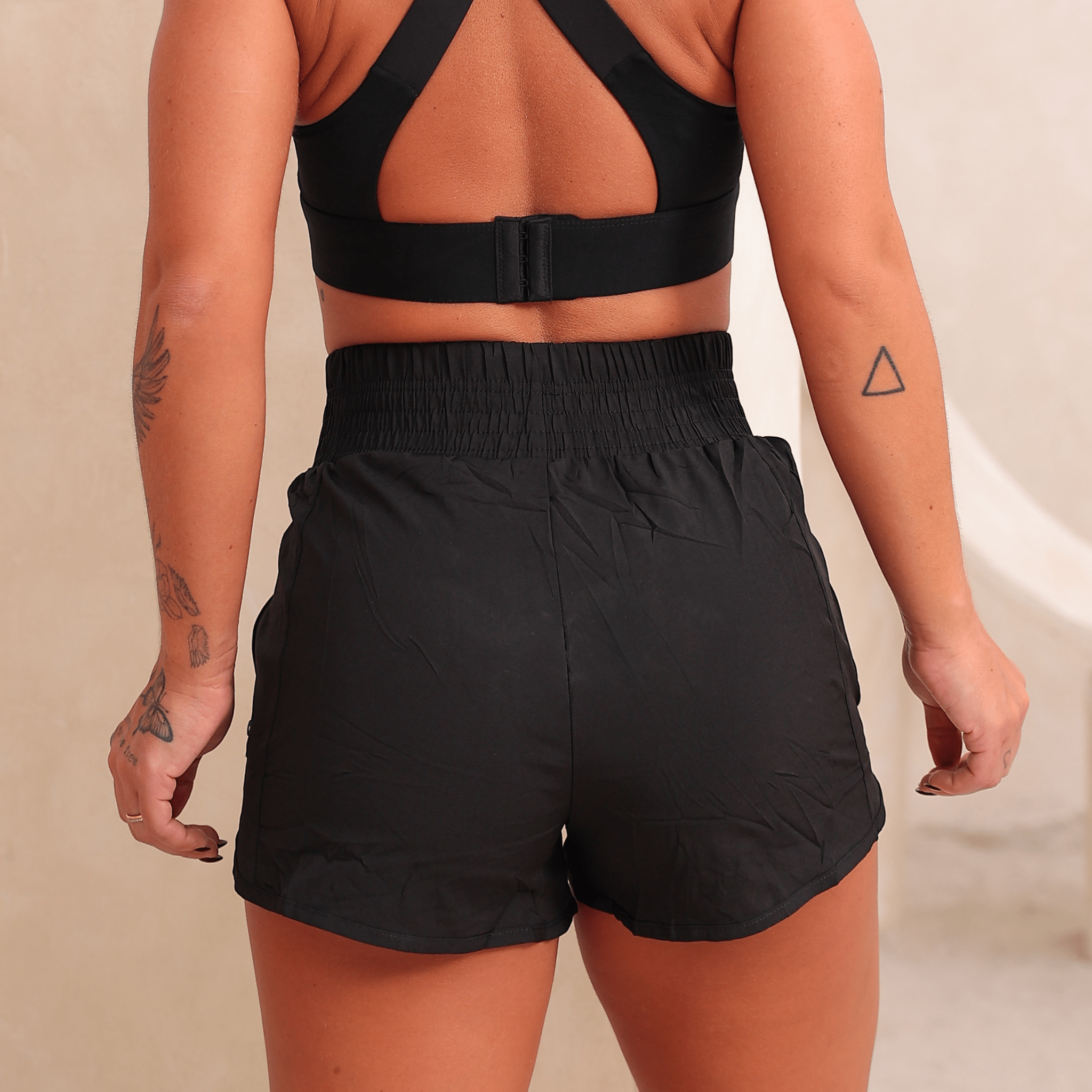 Shorts Duplo Dois Bolsos C/ Zíper - Miss Blessed Modas